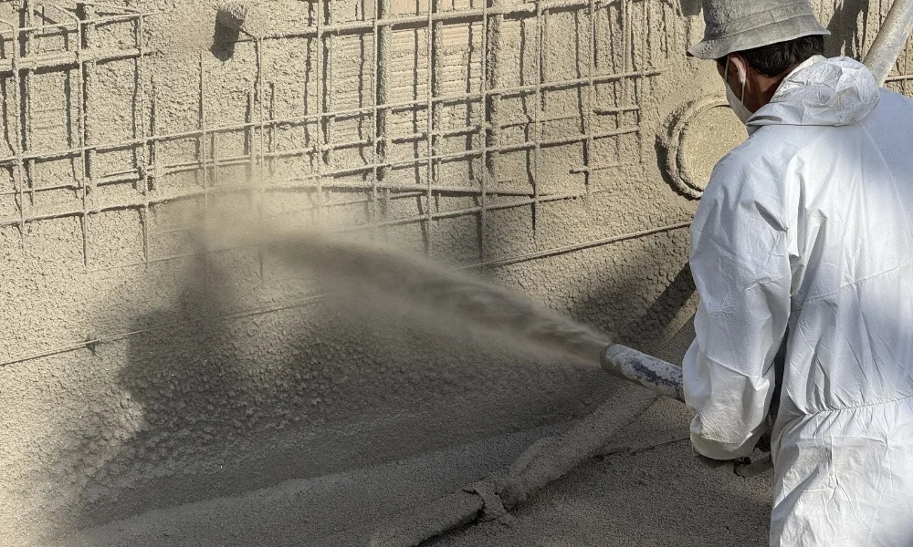 Hormigón proyectado para piscinas