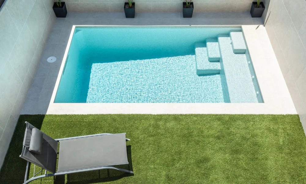 piscina pequeña construccion