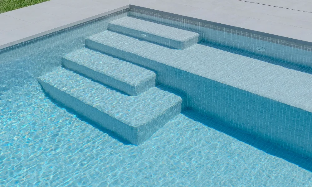 gresite piscinas gris